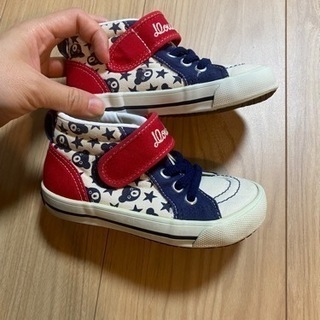 美品　ミキハウス(mikihouse）子供靴　16cmの画像
