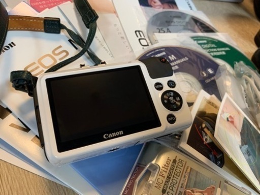 Canon EOS M レンズ1本セット WH ホワイト ミラーレス一眼カメラ