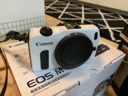Canon EOS M レンズ1本セット WH ホワイト ミラーレス一眼カメラ