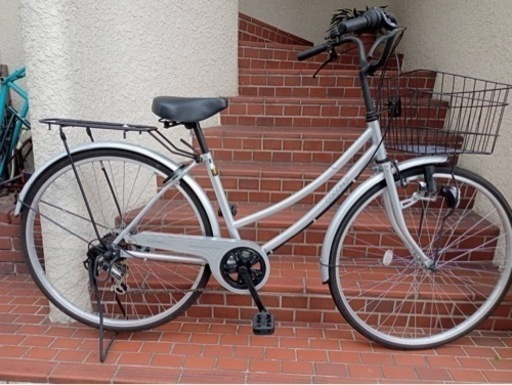 【整備済自転車】美品❗️27インチ　6段変速　LEDオートライト付　若林自転車　浜大津　SALE❗️