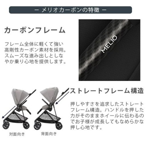 サイベックス　メリオ　cybex ベビーカー　2021  未使用