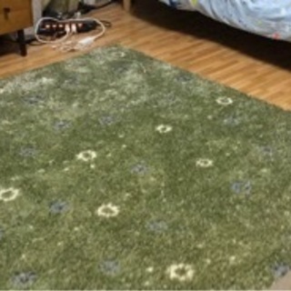 花柄ラグ　本日まで