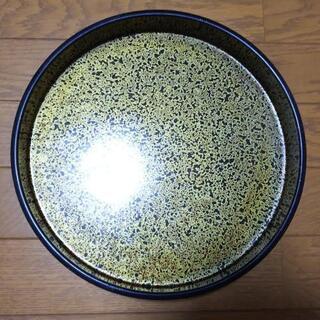津軽塗 お盆★唐塗 青森伝統工芸品 丸盆 高級 漆器