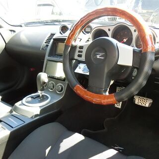 日産　フェアレディＺ　AT　バンパーエアロ　新品エアスペンション　ナビ　フロントモニター　バックカメラの画像