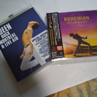 『クイーン　伝説のチャンピオン　書籍2点＋CD/DVD』美品の画像