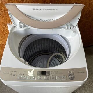 P1602 シャープ 2017年 7kg 洗濯機