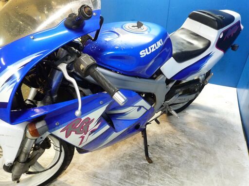 SUZUKI RG125ガンマ 白/青 格安提供車 格安配送キャンペーン 期間限定 諸経費０円 クランキング確認済み 即納車有り 横浜 都筑 宮前 P-Yard