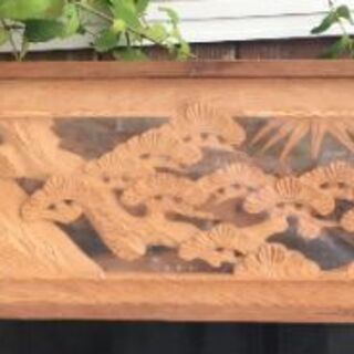 代理出品　欄間１尺×６尺　かー８　の画像