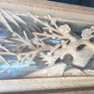 代理出品　欄間１尺×６尺　かー８　の画像