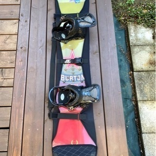【取引終了/再値下げ】Burton スノーボード(バンディング・...