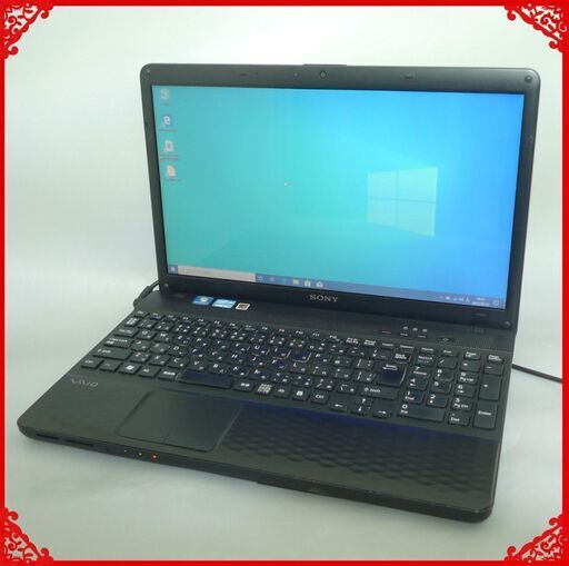 新品SSD 中古良品 ノートパソコン 15型ワイド SONY VAIO VPCEH1CGJ 第2世代 i5 8GB DVDマルチ 無線 WiFi webカメラ Windows10 Office