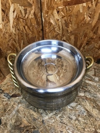 (5343-0) 業務用 ステンレス製 ちり鍋 26㎝ (蓋無) 6個セット 卓上鍋 両手鍋 浅型 飲食店 店舗 厨房機器 中古品