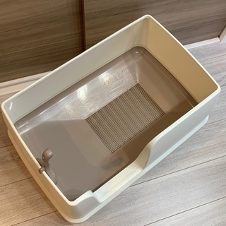 受付終了★大きい猫用トイレ/デオトイレ快適ワイド/ユニ・チャームトイレ/本体★の画像