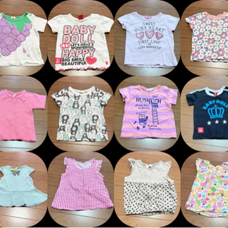 ベビー、キッズ 半袖Tシャツ 80サイズ 12点セット
