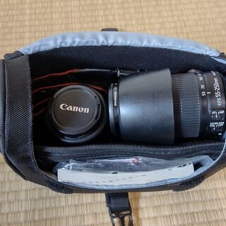 一眼レフカメラ　Canon Kiss X5 純正シャッターケーブル＆スタンドセットの画像
