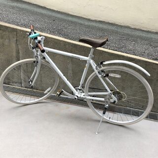 オシャレ★自転車 ホワイト 7段変速 可愛い WEEKEND BIKES 白 サイズ 510mm 