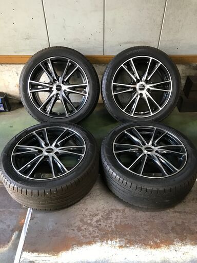 ★VOXYやノア・ステップワゴン・レヴォーグ等にお使いいただけます！中古17インチタイヤ＆アルミホイール・4本セット！