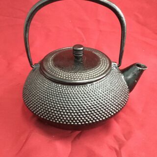 [未使用倉庫保管品]　鉄瓶　急須　鉄器　茶道具　大①　本体(H1...