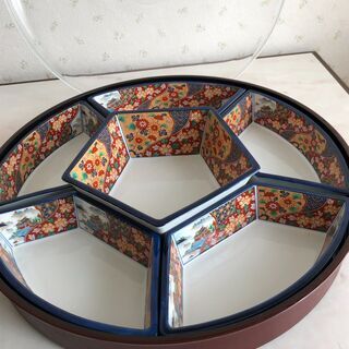 昭和レトロ 回転式　オードブル皿 セットの画像