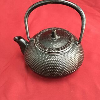 [未使用倉庫保管品]　鉄瓶　急須　鉄器　茶道具　 小①本体(H8...