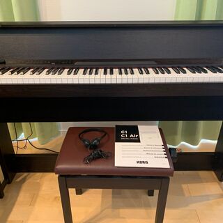KORG コルグ C1 Air ブラウン デジタル ピアノ 高低...
