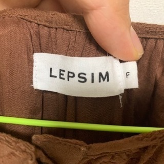 LEPSIM ワンピース　裏地あり　マタニティOK の画像