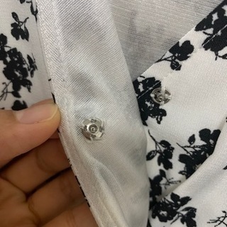 エンジェリーベ　長袖ワンピース　産前・産後　授乳可　ホワイトの画像