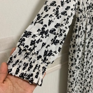 エンジェリーベ　長袖ワンピース　産前・産後　授乳可　ホワイトの画像