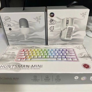 Razer ゲーミングマウス viper ultimate ゲーミングキーボード huntman mini seiren mini