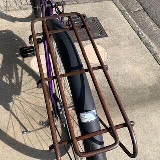 自転車 ２７インチ 【引取り限定】京都市右京区　紫　パープルの画像