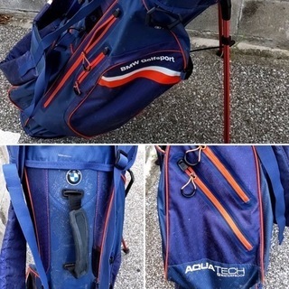 【セット売り】元値総額4〜5万、オジオ✖️BMWコラボ　ゴルフバック　ミズノ等の画像