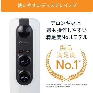 値下げ【超美品】デロンギ  アミカルド オイルヒーター RHJ35M1015-LG