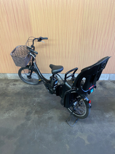子供乗せ 電動自転車 YAMAHA バビー 20インチ 二人乗り 黒