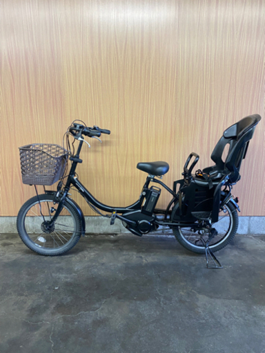 子供乗せ 電動自転車 YAMAHA バビー 20インチ 二人乗り 黒