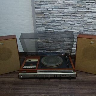 【引取先決定しました】レコードプレーヤー・スピーカーセット
