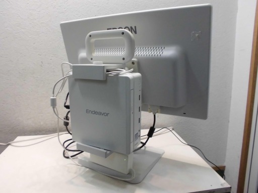 小型PC+モニターセット【Win10】EPSON Endeavor ST180E Core i3-6100T メモリ8GB　SSD25