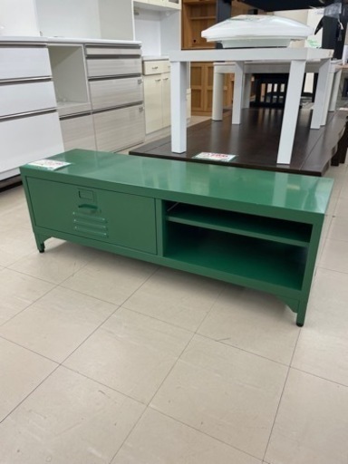 ★234　unico　ファンクテレビボード　緑　【リサイクルマート宇宿店】