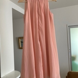 パーティードレス　ヌーディーピンクの画像