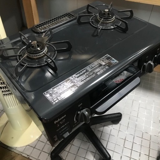 セール中 ガスコンロ（都市ガス） 山岡 卓上2口ガスコンロ 都市ガス