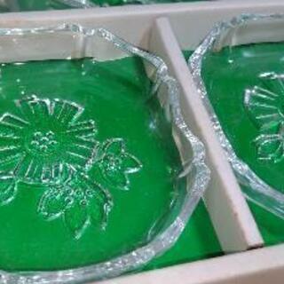 アデリアグラス　ガラス皿セット　計8点入り　日本製の画像