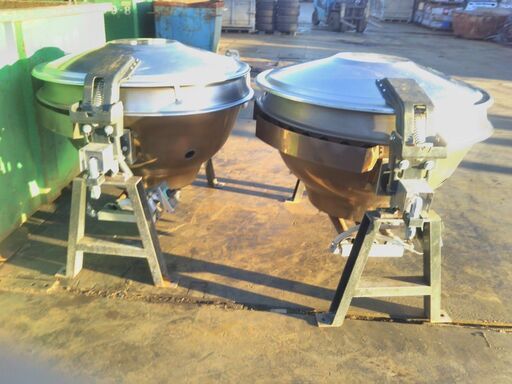 ガス回転釜　服部工業　GHSL4-32　2017年　　都市ガス13A  50KW 140L   釜なし