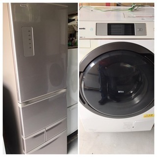 値下げ⭐︎2016年製 格安ドラム式洗濯機&大型冷蔵庫 Panasonic &TOSHIBA