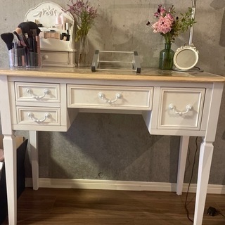 ドレッサー　スツール　ミラーセット