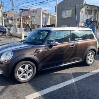 【美車】MINIクーパー クラブマン ブラウンカラー チョコの画像