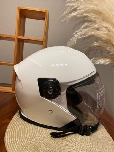 リード工業FLXジェットヘルメット＋リペアシールドシルバーミラー