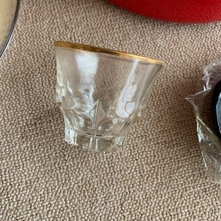 新品　ホームセット　コップ　5客　入れ物付きの画像