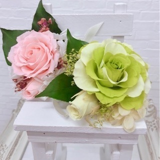 須磨離宮公園で薔薇のコサージュ講習会の画像