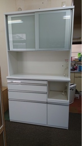 食器棚　キッチン棚　松田家具　2分割　大きめです★