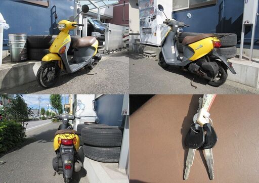 埼玉川口発！スズキ　レッツ４　後期型イエロー　ノーマル車両！