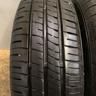 DUNLOP ENASAVE EC204 185/70R14 14インチ 夏タイヤ 4本 2019年製 バリ溝 ノート フリード カローラフィールダー等　(TC401)クレジットカード QRコード決済可能の画像